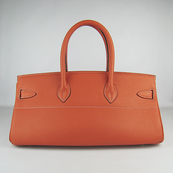 Cheap Hermes Birkin 42cm Replica Togo Leather Bag Orange 6109